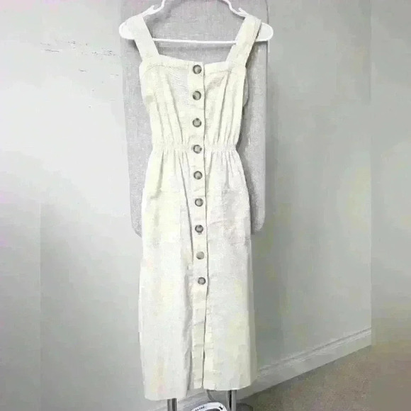Timing Beige Linen Blend dress - size xs/small bnwot - Picture 4 of 6